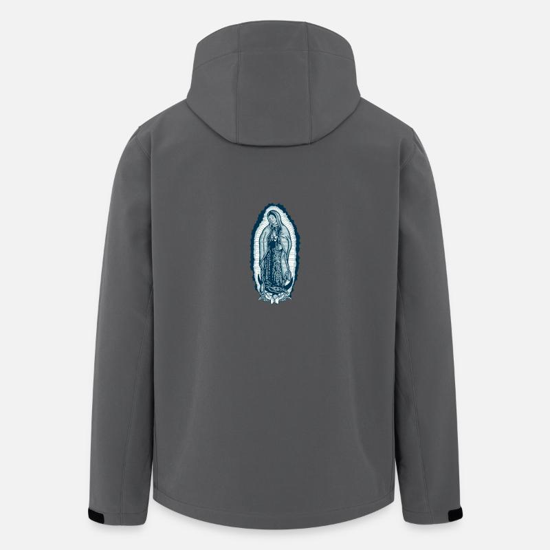 Virgen de Guadalupe - Men’s Recycled Softshell Jacket by Stanley/Stella - anthracite