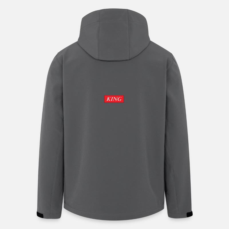 King gift idea - Men’s Recycled Softshell Jacket by Stanley/Stella - anthracite