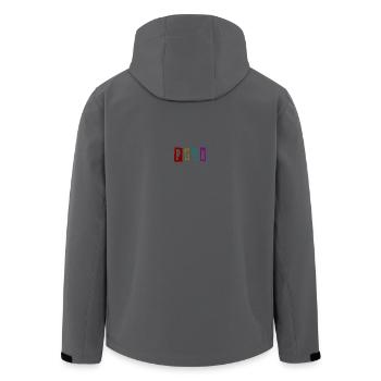 Peak - Recycelte Männer Softshell-Jacke von Stanley/Stella - Anthrazit - Hinten - AI Model Male 185 light (185cm)