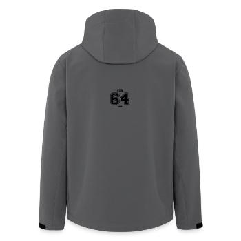 Rob64 Gaming Fan Shirt American Football style - Recycelte Männer Softshell-Jacke von Stanley/Stella - Anthrazit - Hinten - AI Model Male 185 light (185cm)