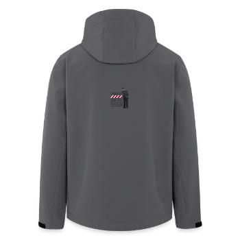 Umarell - Veste softshell homme en polyester recyclé Stanley/Stella - charbon - Dos - AI Model Male 185 light (185cm)