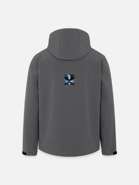 Drachensturm über Mondkuppe - Recycelte Männer Softshell-Jacke von Stanley/Stella - Anthrazit