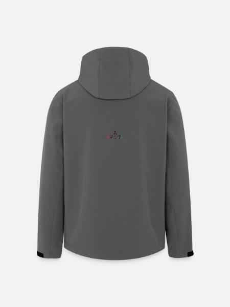 Fit & Fat - Recycelte Männer Softshell-Jacke von Stanley/Stella - Anthrazit