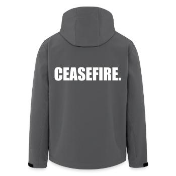 Ceasefire - Recycelte Männer Softshell-Jacke von Stanley/Stella - Anthrazit - Hinten - AI Model Male 185 light (185cm)