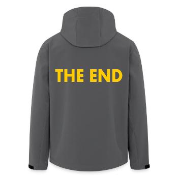 The end - Recycelte Männer Softshell-Jacke von Stanley/Stella - Anthrazit - Hinten - AI Model Male 185 light (185cm)