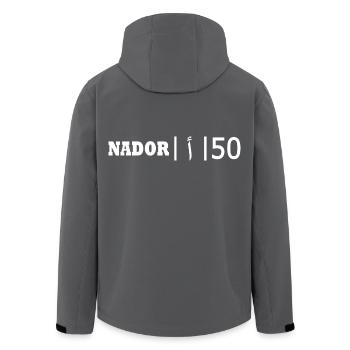 Nador kennzeichen ا 50 - Recycelte Männer Softshell-Jacke von Stanley/Stella - Anthrazit - Hinten - AI Model Male 185 light (185cm)