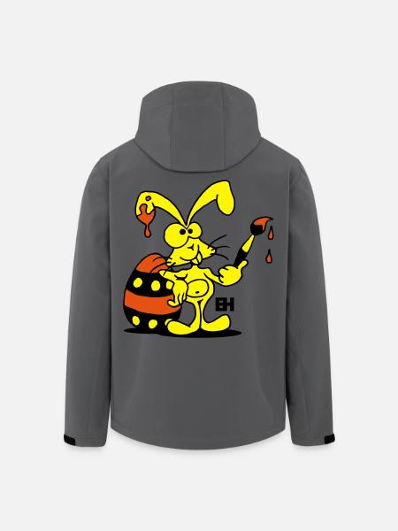 Easter Bunny - Men’s Recycled Softshell Jacket by Stanley/Stella - anthracite