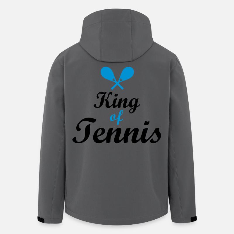 Tennis - Recycelte Männer Softshell-Jacke von Stanley/Stella - Anthrazit