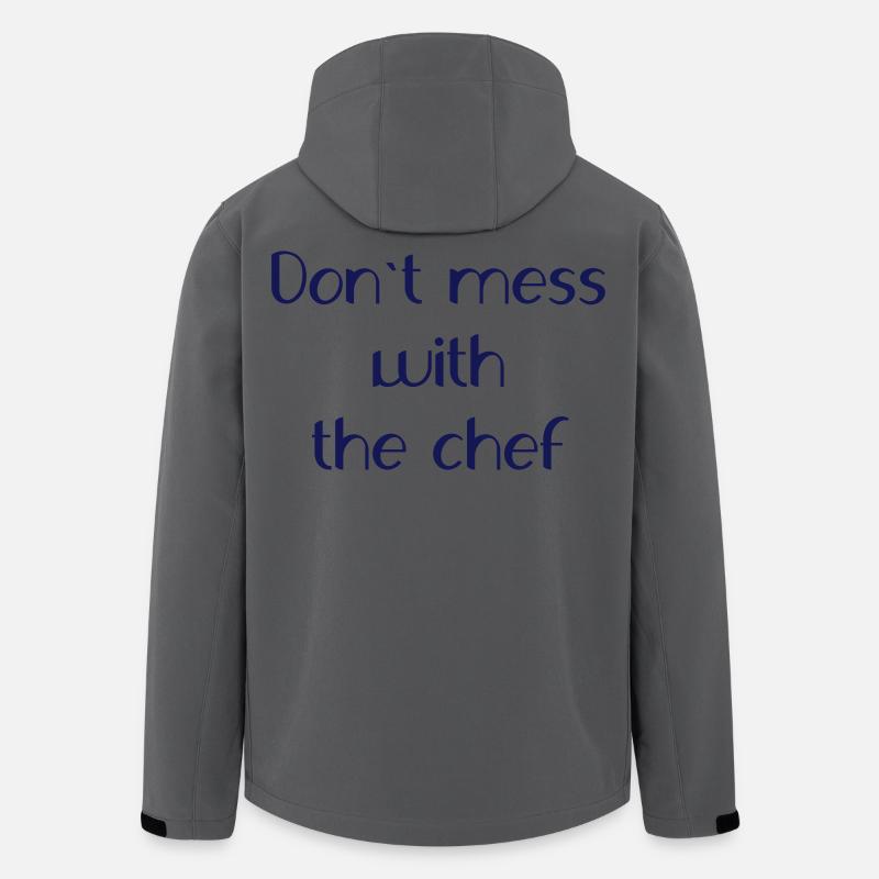 Chef - Recycelte Männer Softshell-Jacke von Stanley/Stella - Anthrazit
