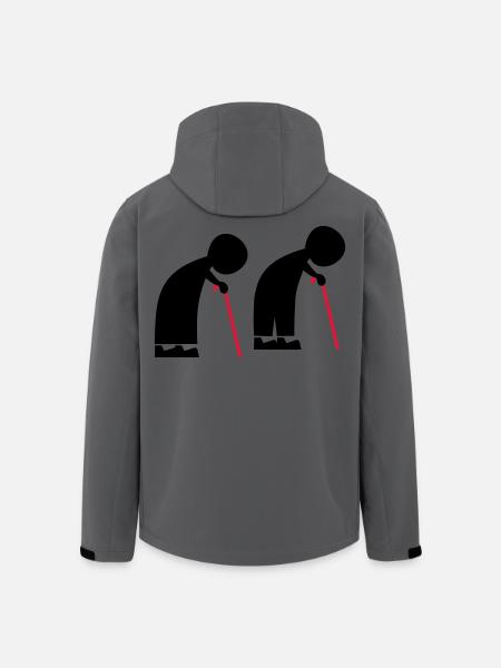 People - Men’s Recycled Softshell Jacket by Stanley/Stella - anthracite