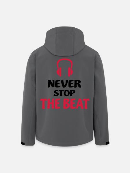 dj - Men’s Recycled Softshell Jacket by Stanley/Stella - anthracite