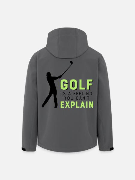 Le golf - Veste softshell homme en polyester recyclé Stanley/Stella - charbon