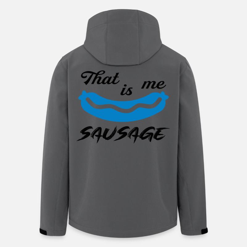That is me Sausage - Recycelte Männer Softshell-Jacke von Stanley/Stella - Anthrazit