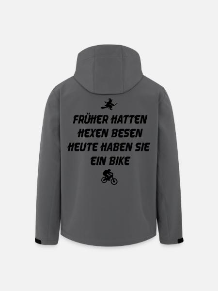Hexenbesen Bike - Recycelte Männer Softshell-Jacke von Stanley/Stella - Anthrazit