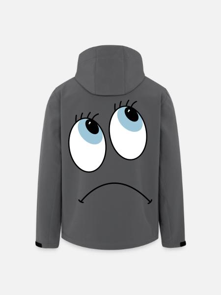 Les yeux - Veste softshell homme en polyester recyclé Stanley/Stella - charbon