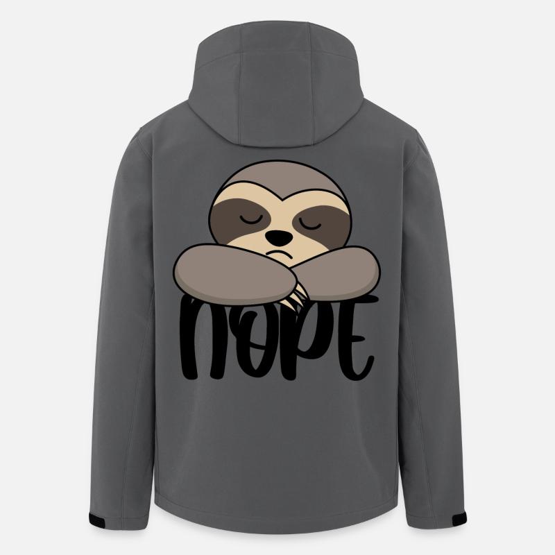 sloth - Men’s Recycled Softshell Jacket by Stanley/Stella - anthracite