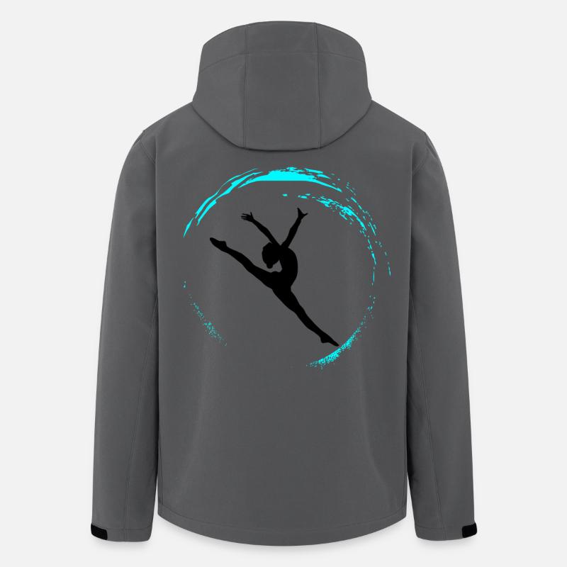 rhythmic gymnastics - Recycelte Männer Softshell-Jacke von Stanley/Stella - Anthrazit