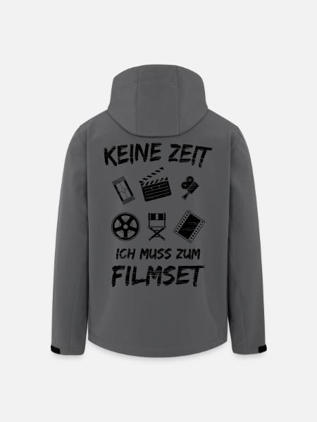 Keine Zeit Ich muss zum Filmset Filmmacher Regie - Recycelte Männer Softshell-Jacke von Stanley/Stella - Anthrazit