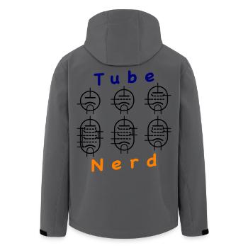 Tube à vide Nerd - Veste softshell homme en polyester recyclé Stanley/Stella - charbon - Dos - AI Model Male 185 light (185cm)