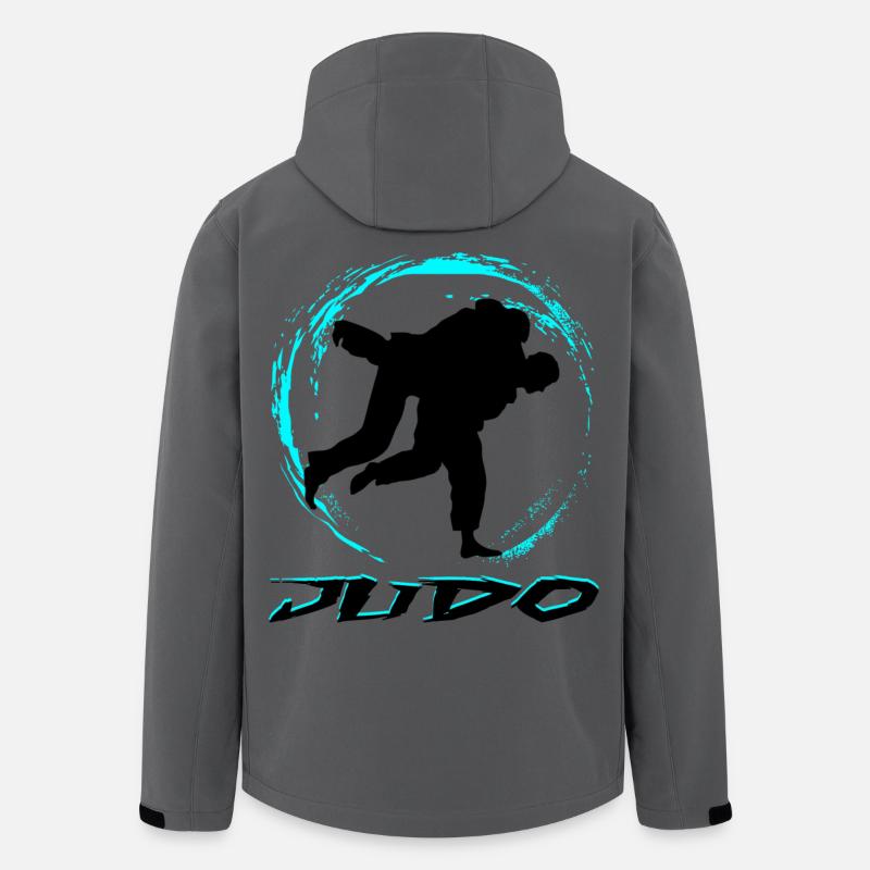 JUDO - Veste softshell homme en polyester recyclé Stanley/Stella - charbon
