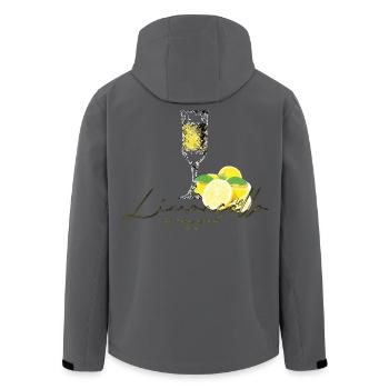Limoncello (Limoncello) - Men’s Recycled Softshell Jacket by Stanley/Stella - anthracite - Back - AI Model Male 185 light (185cm)