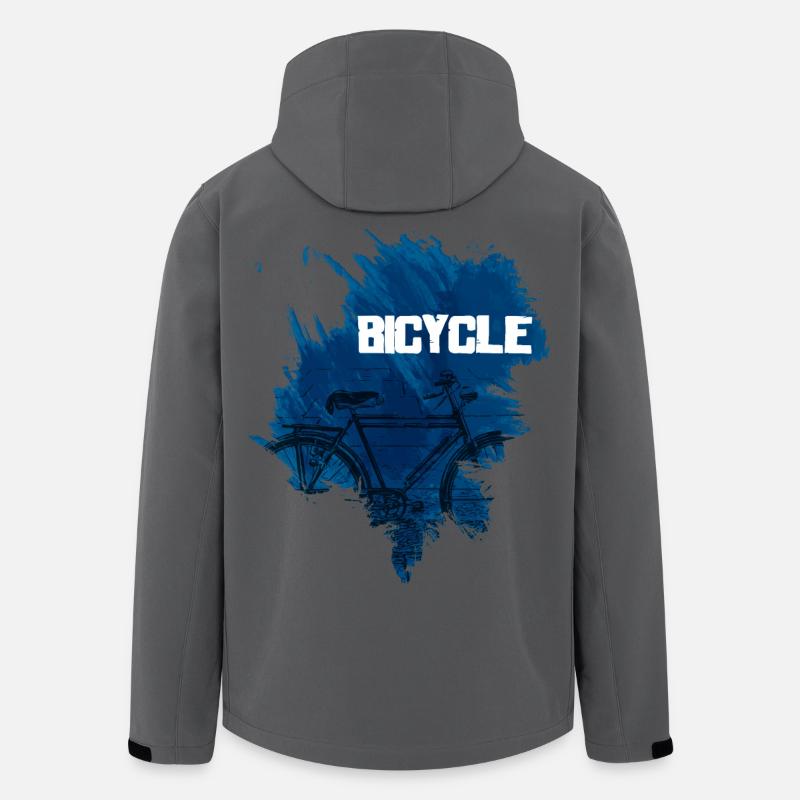 Bicycle - Recycelte Männer Softshell-Jacke von Stanley/Stella - Anthrazit