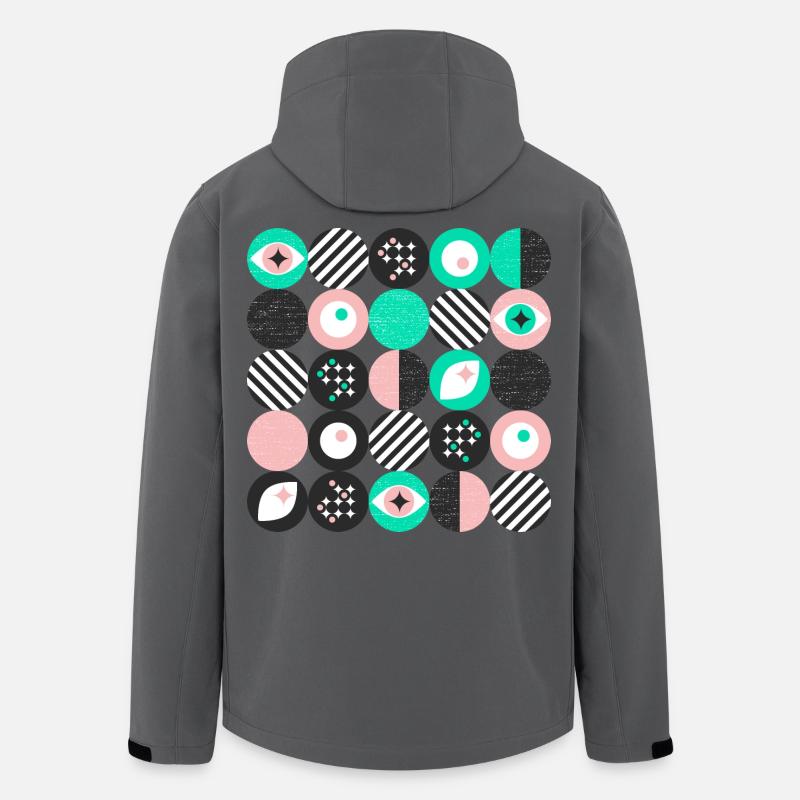 minimalisme audacieux l points l menthe & rose - Veste softshell homme en polyester recyclé Stanley/Stella - charbon