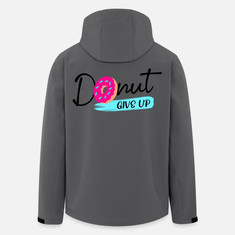 Donut Sweets Statement Snacking Delicious - Men’s Recycled Softshell Jacket by Stanley/Stella - anthracite