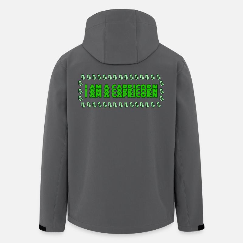 Steinbock Statement Sternzeichen Horoskop Esoterik - Recycelte Männer Softshell-Jacke von Stanley/Stella - Anthrazit