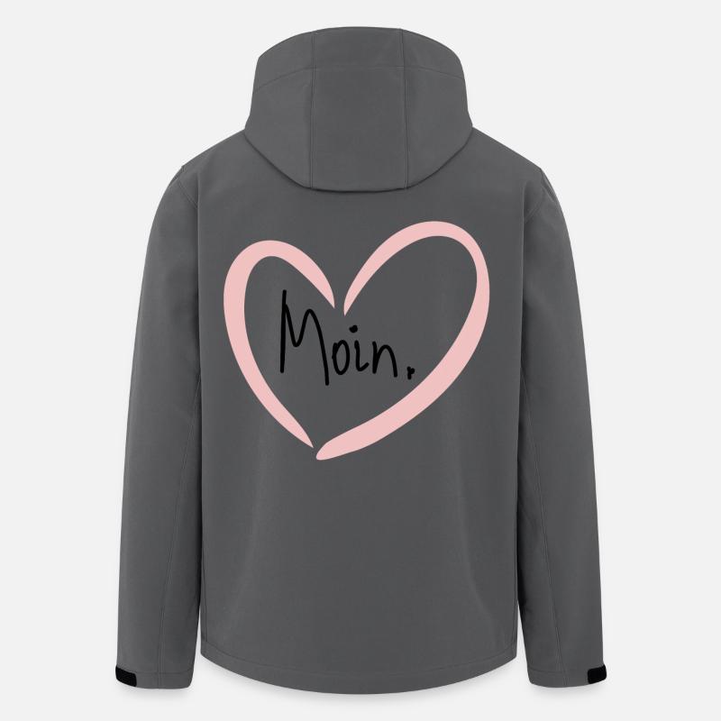 Moin - Recycelte Männer Softshell-Jacke von Stanley/Stella - Anthrazit