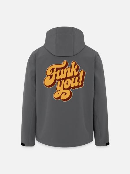 Funk Soul Music Funk You Retro 60s 70s 80s - Recycelte Männer Softshell-Jacke von Stanley/Stella - Anthrazit