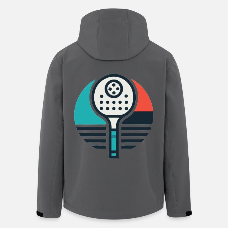 Pickleball Emblem - Recycelte Männer Softshell-Jacke von Stanley/Stella - Anthrazit