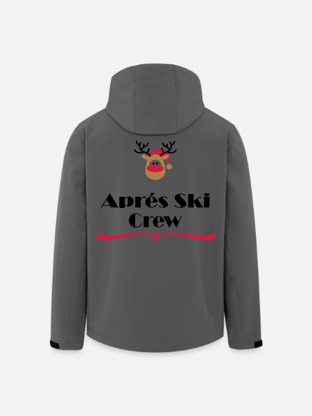 Après-ski - Veste softshell homme en polyester recyclé Stanley/Stella - charbon