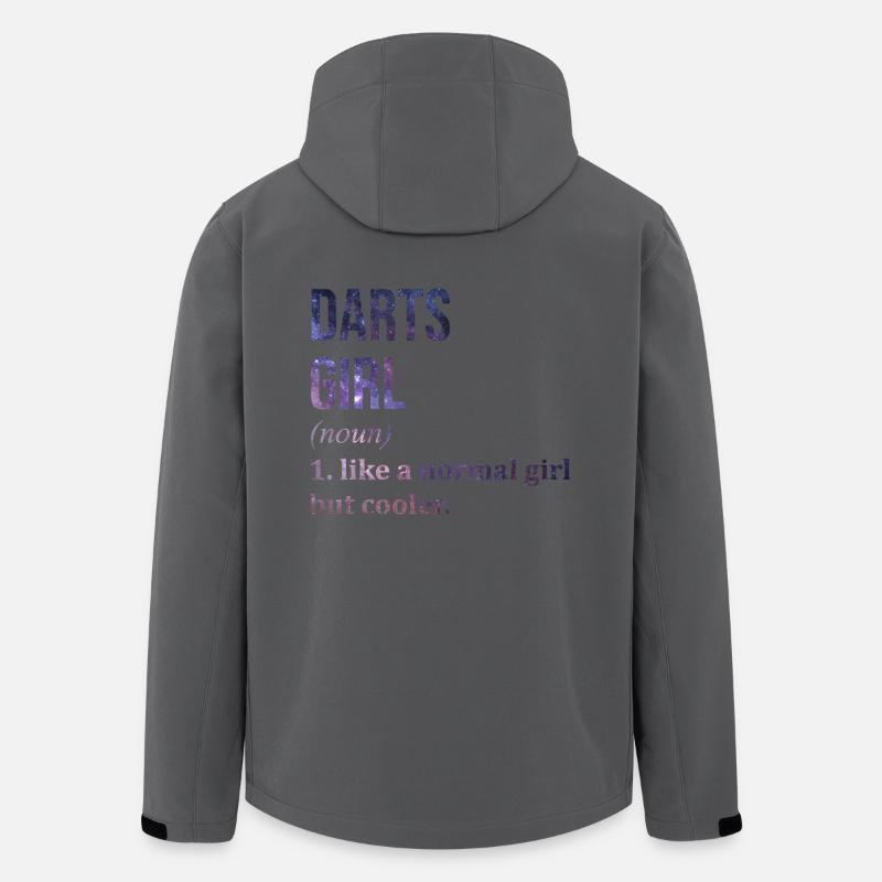 Darts - Recycelte Männer Softshell-Jacke von Stanley/Stella - Anthrazit