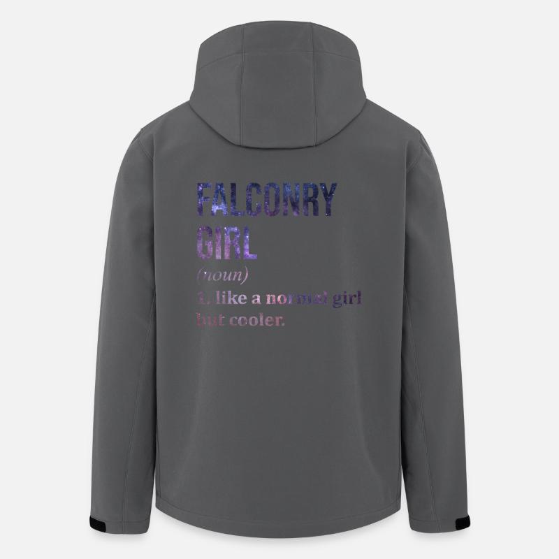 Falknerei - Recycelte Männer Softshell-Jacke von Stanley/Stella - Anthrazit