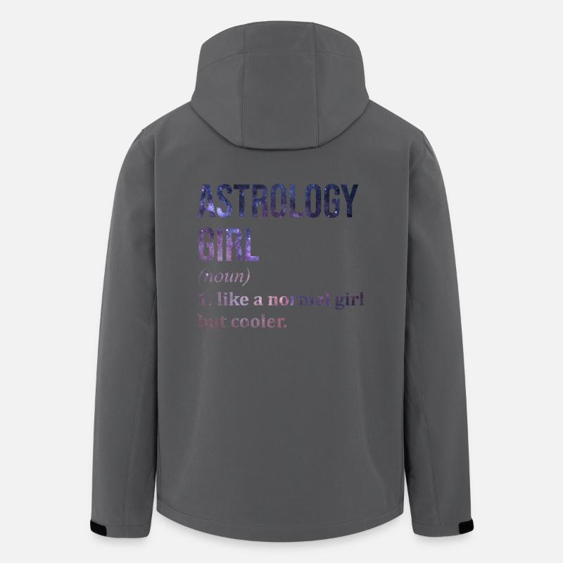 Astrologie - Recycelte Männer Softshell-Jacke von Stanley/Stella - Anthrazit