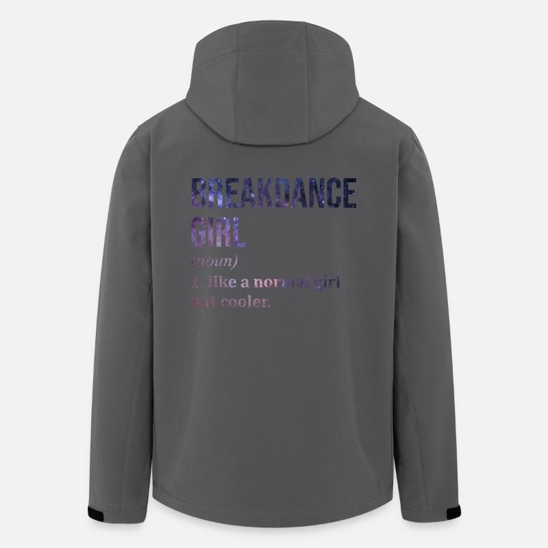 Breakdance - Recycelte Männer Softshell-Jacke von Stanley/Stella - Anthrazit