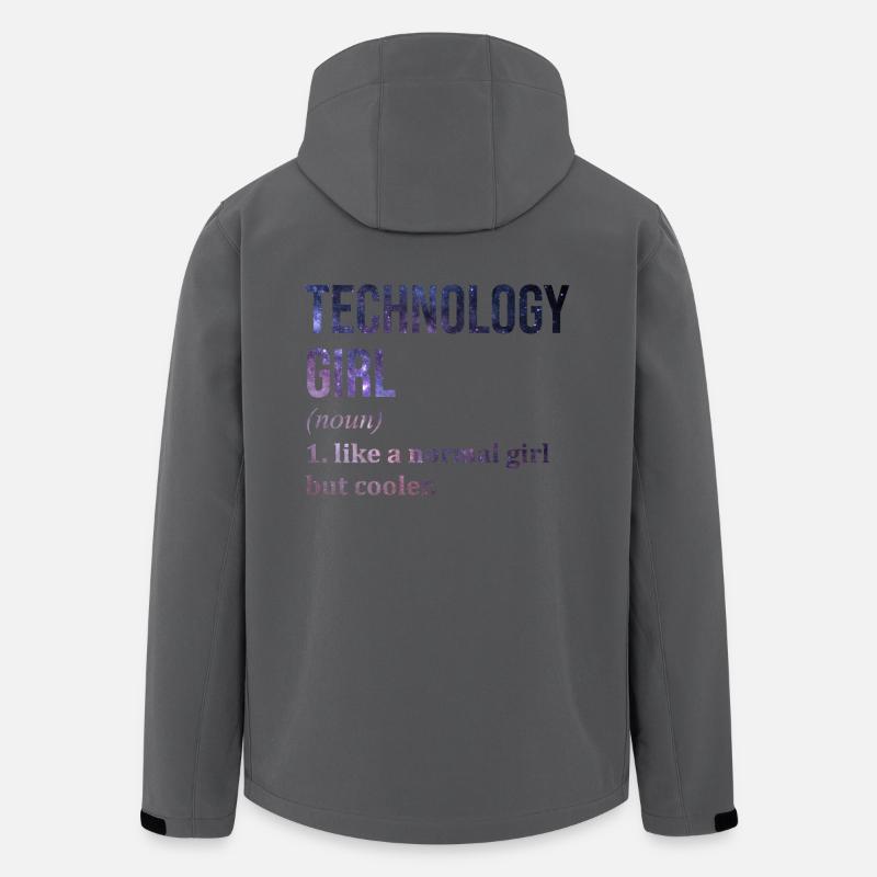 Technology - Men’s Recycled Softshell Jacket by Stanley/Stella - anthracite