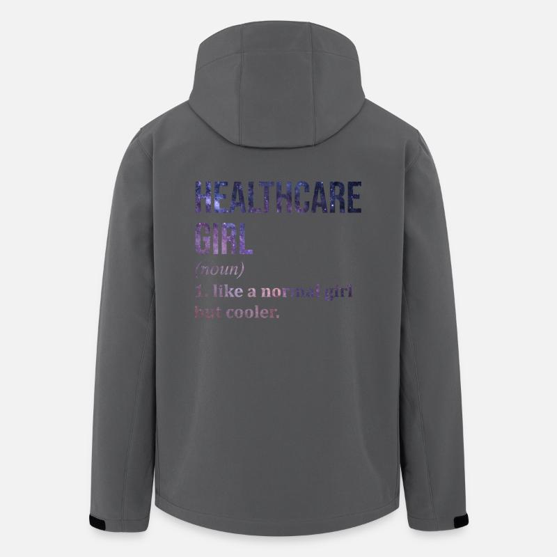 Gesundheitswesen - Recycelte Männer Softshell-Jacke von Stanley/Stella - Anthrazit