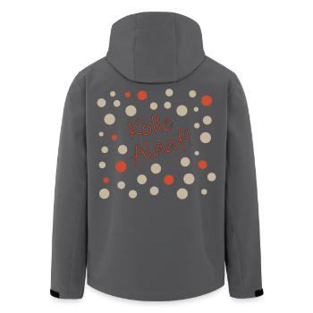 Kölle Alaaf - Recycelte Männer Softshell-Jacke von Stanley/Stella - Anthrazit - Hinten - AI Model Male 185 light (185cm)
