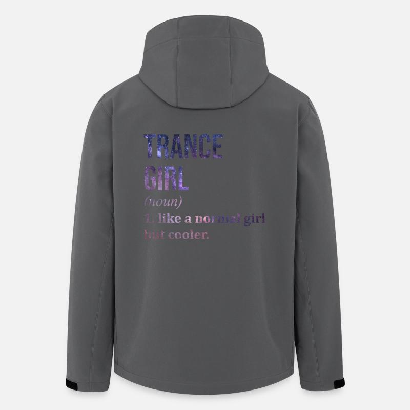 Trance - Recycelte Männer Softshell-Jacke von Stanley/Stella - Anthrazit