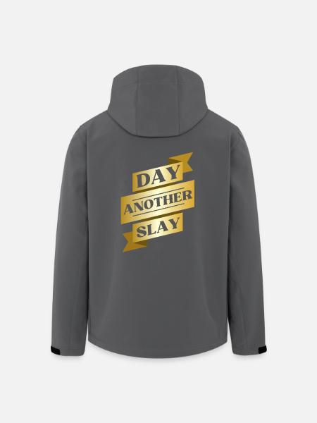 Another Day Another Slay Banner - Men’s Recycled Softshell Jacket by Stanley/Stella - anthracite
