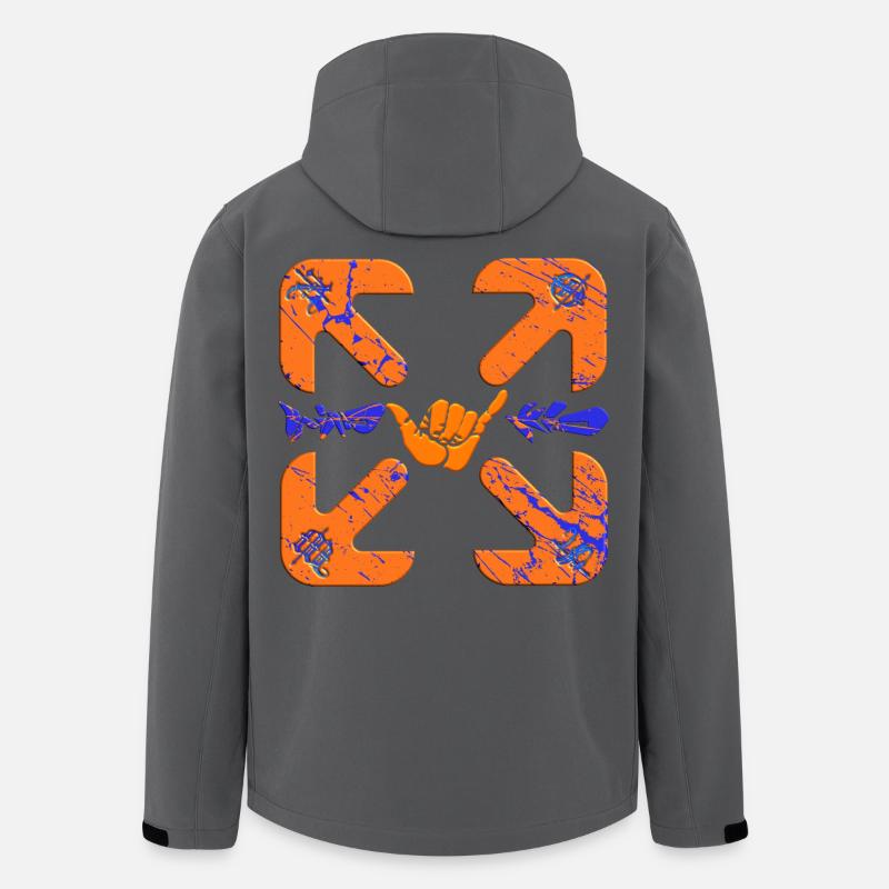 WindKid compass - Recycelte Männer Softshell-Jacke von Stanley/Stella - Anthrazit