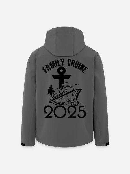 Family cruise 2025 - Men’s Recycled Softshell Jacket by Stanley/Stella - anthracite