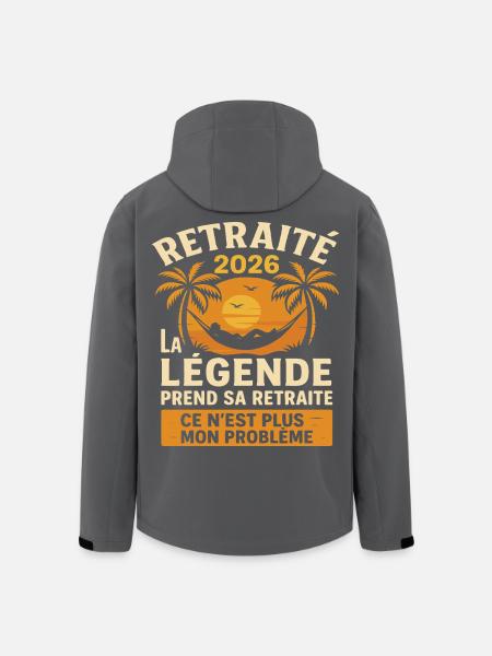 Der Ruhestand 2026 ist nicht mehr mein Problem - Recycelte Männer Softshell-Jacke von Stanley/Stella - Anthrazit
