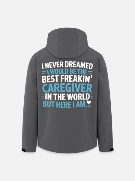 Meilleure infirmière au monde Design - Veste softshell homme en polyester recyclé Stanley/Stella - charbon
