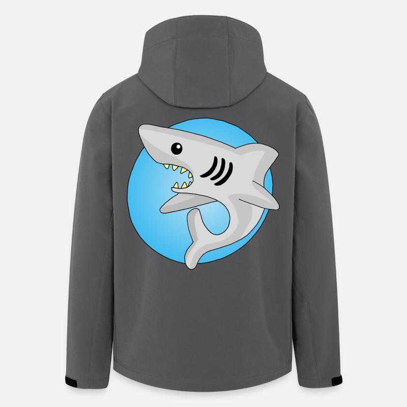 Manga shark - Men’s Recycled Softshell Jacket Discoverer by Stanley/Stella - anthracite