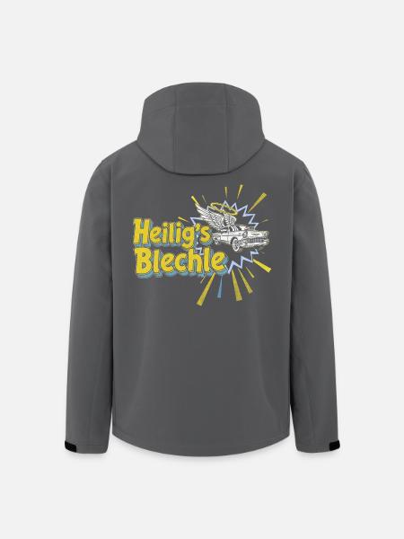 Heiligs Bleche Auto Heiligenschein - Recycelte Männer Softshell-Jacke von Stanley/Stella - Anthrazit