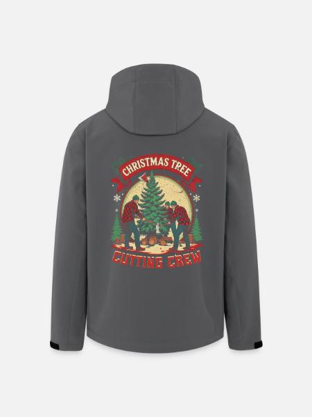 Weihnachtsbaum Züchter Christmas Tree Cutting Crew - Recycelte Männer Softshell-Jacke von Stanley/Stella - Anthrazit