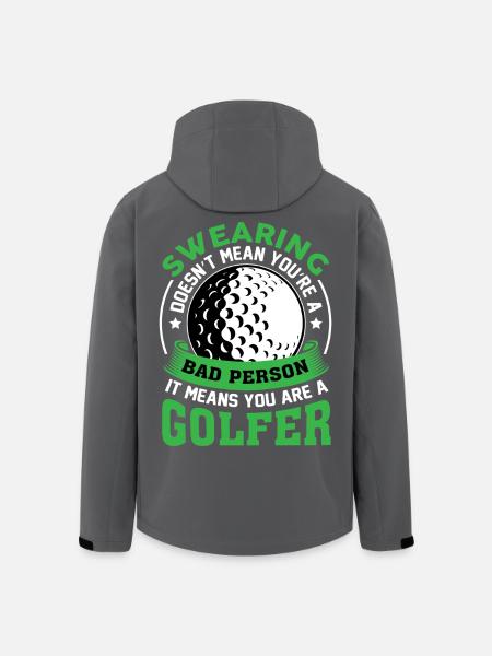 Golf - Recycelte Männer Softshell-Jacke von Stanley/Stella - Anthrazit